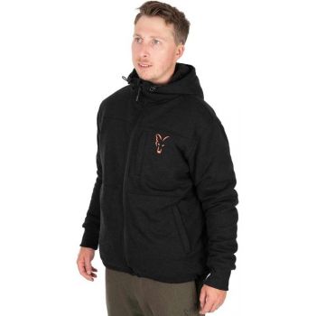 KURTKA FOX COLLECTION SHERPA BLACK ORANGE ROZM XL