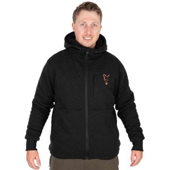 KURTKA FOX COLLECTION SHERPA BLACK ORANGE ROZM 3XL