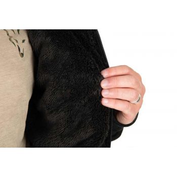 KURTKA FOX COLLECTION SHERPA BLACK ORANGE ROZM 3XL