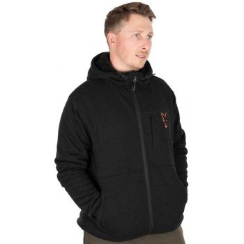 KURTKA FOX COLLECTION SHERPA BLACK ORANGE ROZM 3XL