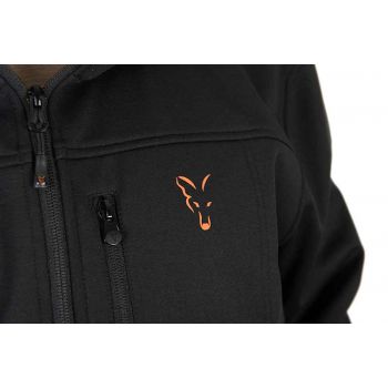 KURTKA FOX COLLECTION SOFT SHELL BLACK ORANGE S