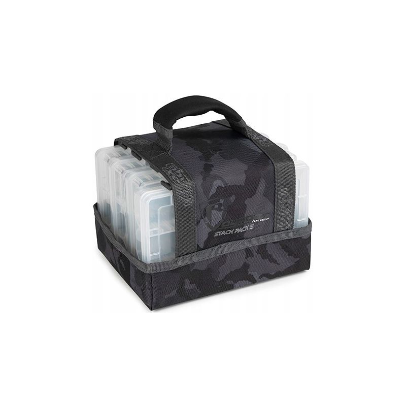 TORBA FOX RAGE Z PUDEŁKAMI VOYAGER CAMO STACK L TORBA FOX RAGE Z PUDEŁKAMI VOYAGER CAMO STACK L