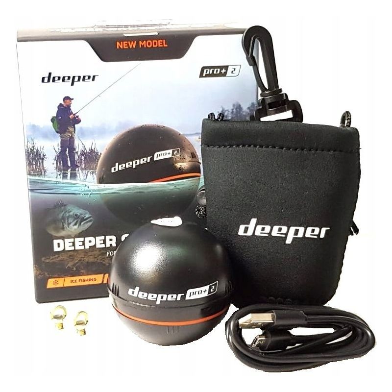 ECHOSONDA DEEPER PRO + 2 ORYGINAL SONAR WIFI NEW