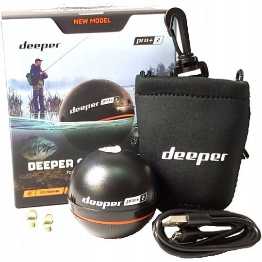 ECHOSONDA DEEPER PRO + 2 ORYGINAL SONAR WIFI NEW