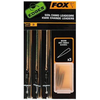 ZESTAW FOX LEADCORE CAMO LEAD PRZYPON 50lb