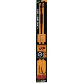 PRZYPON FOX CURVE SHORT CAMOTEX SEMI STIFF 2 35lb