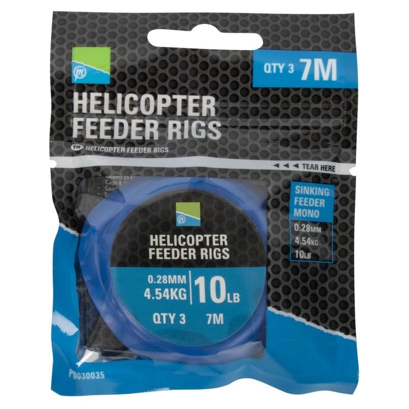 GOTOWE ZESTAWY PRESTON HELICOPTER FEEDER RIGS GOTOWE ZESTAWY PRESTON HELICOPTER FEEDER RIGS
