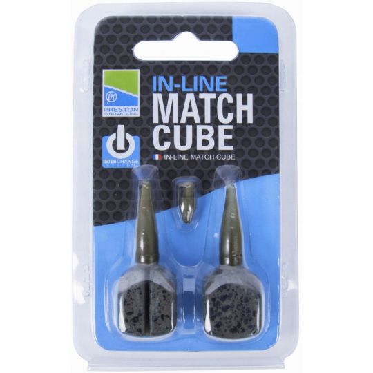 CIĘŻARKI PRESTON IN-LINE MATCH CUBE 15g 2szt