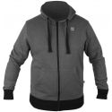 BLUZA PRESTON GREY ZIP HOODIE XXL