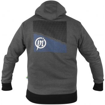 BLUZA PRESTON GREY ZIP HOODIE XXL