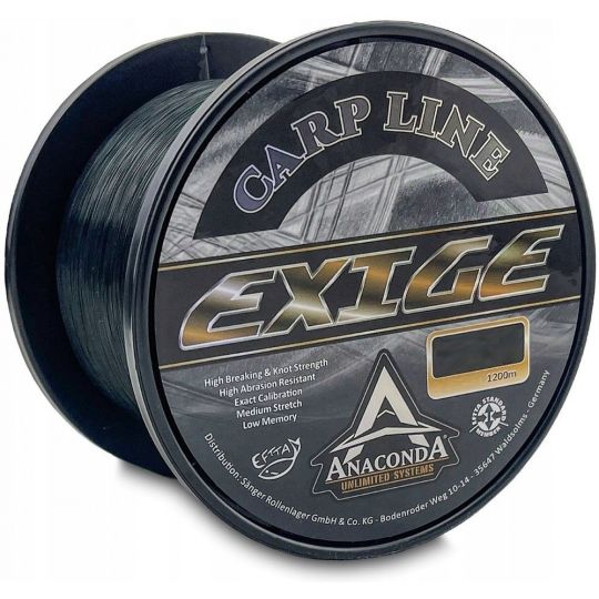 ŻYŁKA ANACONDA EXIGE CARP LINE 1200m 0,33mm ŻYŁKA ANACONDA EXIGE CARP LINE 1200m 0,33mm