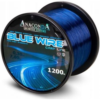 ŻYŁKA ANACONDA BLUE WIRE 1200m 0,30mm NIEBIESKA