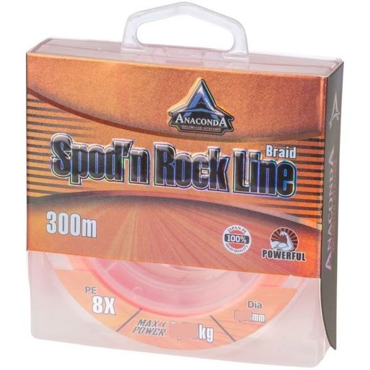 PLECIONKA ANACONDA SPOD'N ROCK ORANGE 300m 0,20mm PLECIONKA ANACONDA SPOD'N ROCK ORANGE 300m 0,20mm