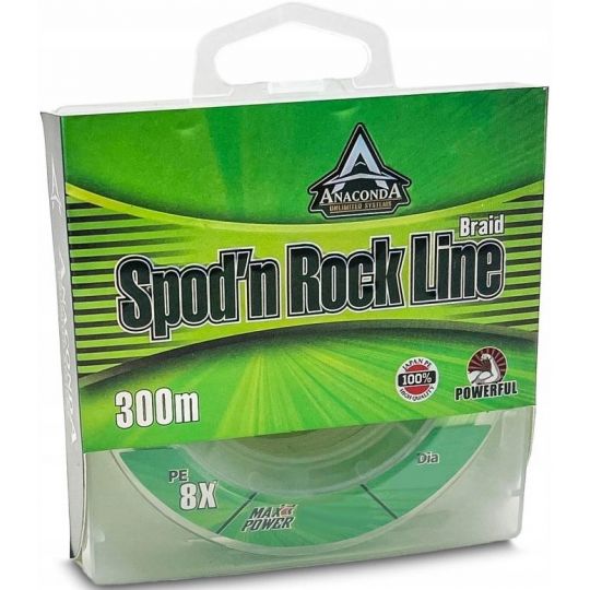 PLECIONKA ANACONDA SPOD'N ROCK GREEN 300m 0,16mm PLECIONKA ANACONDA SPOD'N ROCK GREEN 300m 0,16mm