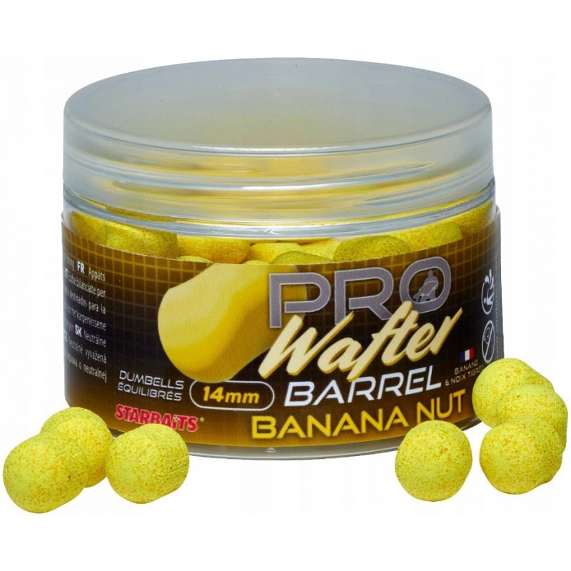 KULKI STARBAITS BANANA NUT WAFTERS BARREL 14mm 50g KULKI STARBAITS BANANA NUT WAFTERS BARREL 14mm 50g