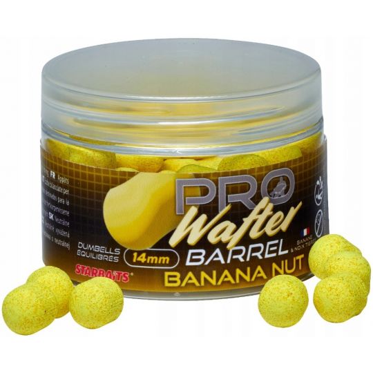 KULKI STARBAITS BANANA NUT WAFTERS BARREL 14mm 50g KULKI STARBAITS BANANA NUT WAFTERS BARREL 14mm 50g