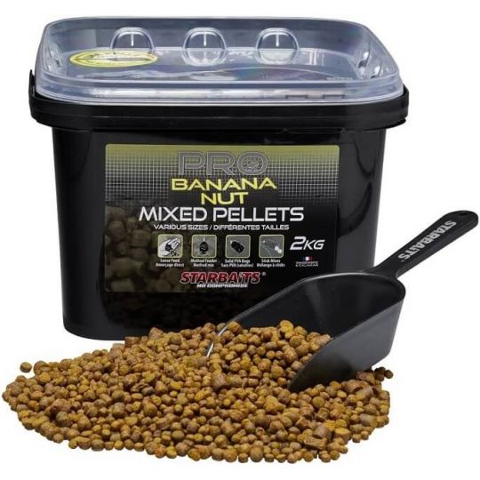 PELLET STARBAITS BANANA NUT MIXED 2kg WIADRO PELLET STARBAITS BANANA NUT MIXED 2kg WIADRO