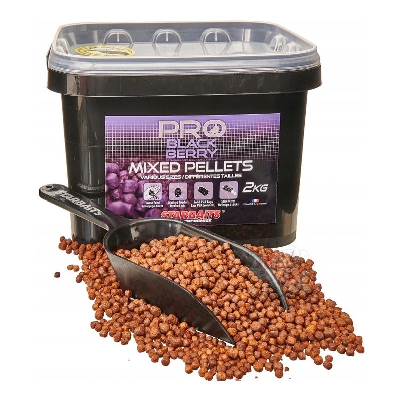PELLET STARBAITS BLACKBERRY MIXED 2kg WIADRO PELLET STARBAITS BLACKBERRY MIXED 2kg WIADRO