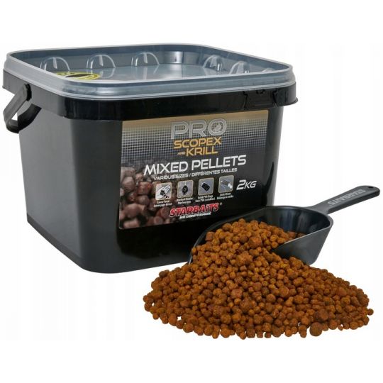 PELLET STARBAITS SCOPEX KRILL MIXED 2kg WIADRO PELLET STARBAITS SCOPEX KRILL MIXED 2kg WIADRO