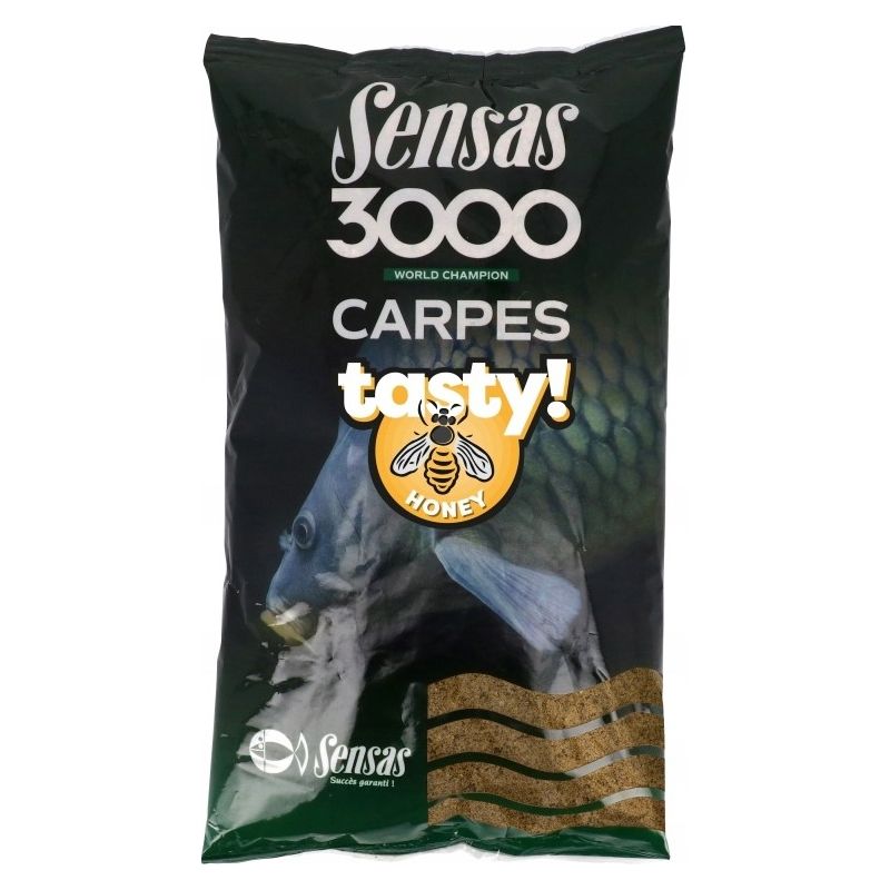 ZANĘTA SENSAS 3000 CARP TASTY MIÓD 1kg ZANĘTA SENSAS 3000 CARP TASTY MIÓD 1kg
