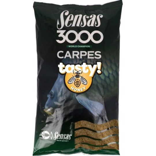ZANĘTA SENSAS 3000 CARP TASTY MIÓD 1kg ZANĘTA SENSAS 3000 CARP TASTY MIÓD 1kg