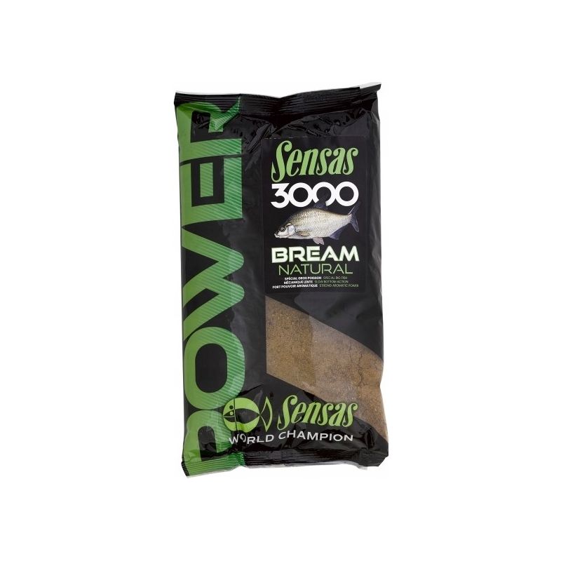 ZANĘTA SENSAS 3000 POWER BREAM NATURAL 1kg ZANĘTA SENSAS 3000 POWER BREAM NATURAL 1kg