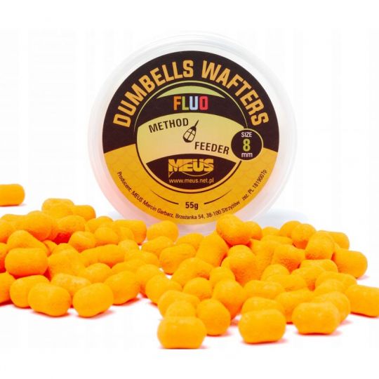 DUMBELLS MEUS WAFTERS FLUO 8mm 55g DENGEROUS DUMBELLS MEUS WAFTERS FLUO 8mm 55g DENGEROUS