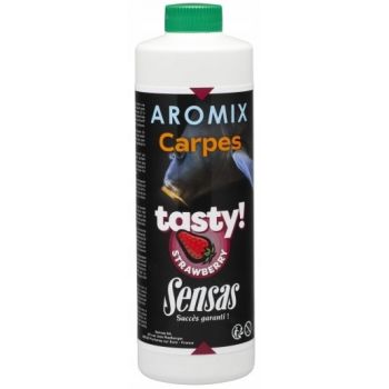 ATRAKTOR W PŁYNIE SENSAS AROMIX CARP TRUSKAWKA 500