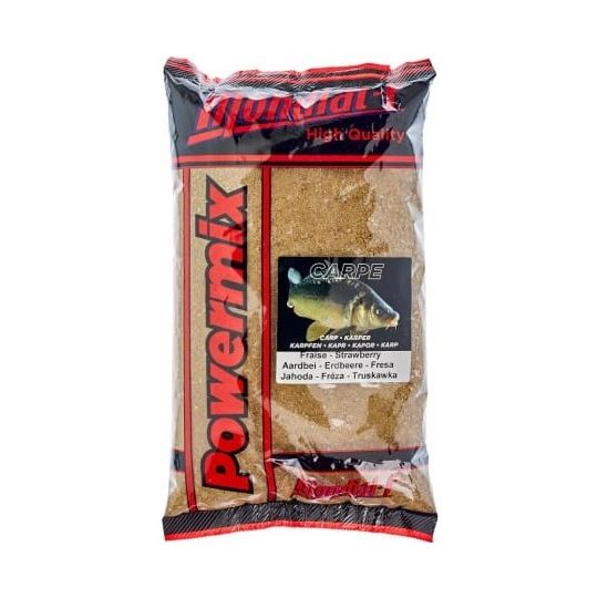 ZANĘTA MONDIAL-F POWERMIX KARP TRUSKAWKA 1kg ZANĘTA MONDIAL-F POWERMIX KARP TRUSKAWKA 1kg