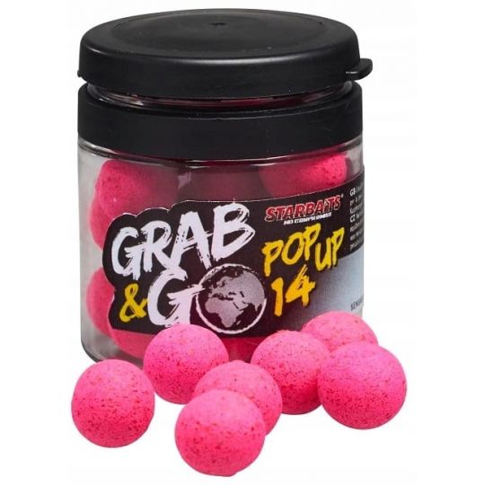 KULKI STARBAITS GRAB & GO POP UP 14mm STRAWBERRY KULKI STARBAITS GRAB & GO POP UP 14mm STRAWBERRY