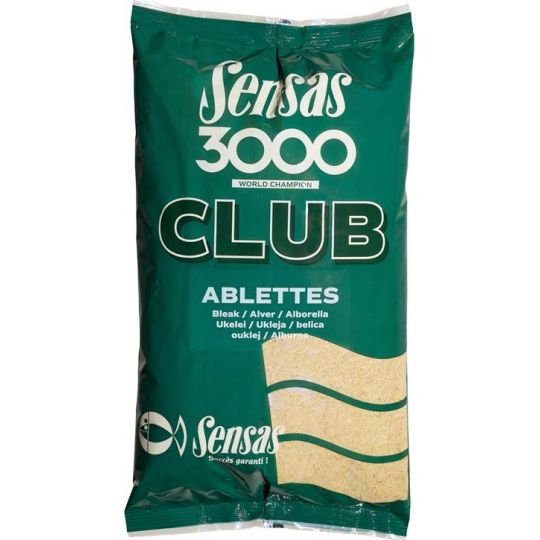 ZANĘTA SENSAS 3000 CLUB ABLETTES 1kg ZANĘTA SENSAS 3000 CLUB ABLETTES 1kg
