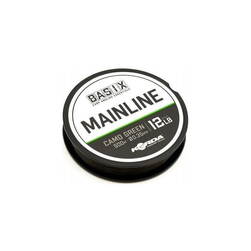 ŻYŁKA KORDA BASIX MAIN LINE 0,40mm 500m CAMO GREEN ŻYŁKA KORDA BASIX MAIN LINE 0,40mm 500m CAMO GREEN