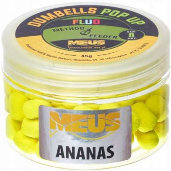 DUMBELLS MEUS FLUO POP UP 8mm 45g ANANAS