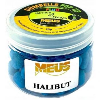 DUMBELLS MEUS FLUO POP UP 8mm 45g HALIBUT