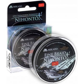 PLECIONKA NIHONTO FINE BRAID BLACK 0,08mm 15m