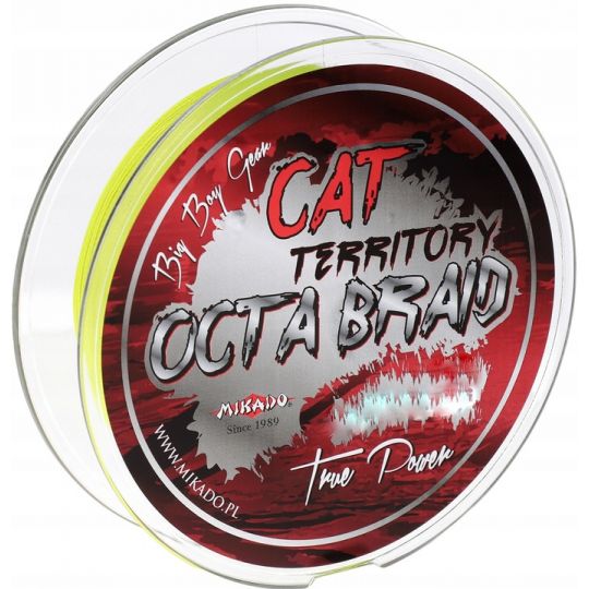 PLECIONKA CAT TERRITORY OCTA BRAID 300m 0,70mm FLU PLECIONKA CAT TERRITORY OCTA BRAID 300m 0,70mm FLU