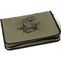 PORTFEL BLACK CAT NA PRZYPONY PIÓRNIK 25cm