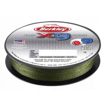 PLECIONKA BERKLEY X9 LOW GREEN 0,10mm 150m
