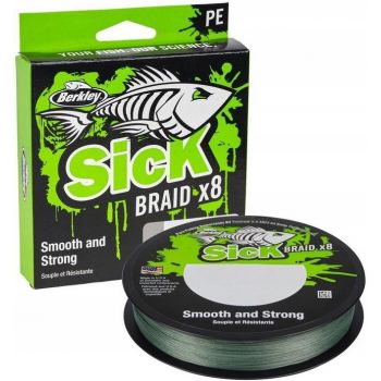 PLECIONKA BERKLEY X8 SICK BRAID GREEN 0,10mm 150m