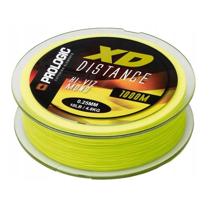 ŻYŁKA PROLOGIC DISTANCE MONO XD 0,25mm 1000m ŻÓŁTA ŻYŁKA PROLOGIC DISTANCE MONO XD 0,25mm 1000m ŻÓŁTA