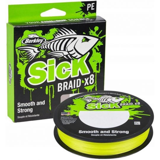 PLECIONKA BERKLEY SICK BRAID X8 0.06mm 150m GREEN PLECIONKA BERKLEY SICK BRAID X8 0.06mm 150m GREEN