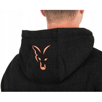 BLUZA FOX COLLECTION HOODY BLACK ORANGE XL