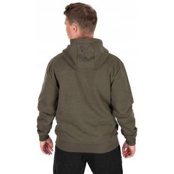 BLUZA FOX COLLECTION HOODY GREEN BLACK XL