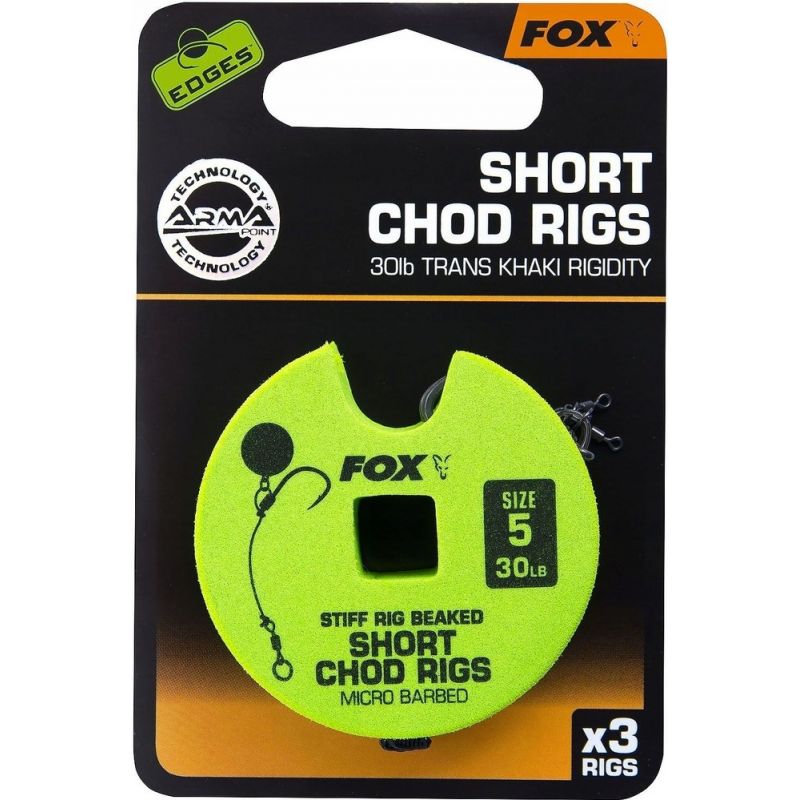 PRZYPON FOX CHOD RIG SHORT ROZM 5 30lb PRZYPON FOX CHOD RIG SHORT ROZM 5 30lb