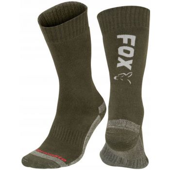 SKARPETY FOX GREEN SILVER THERMO SOCK ROZ. 40-43