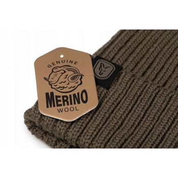 CZAPKA ZIMOWA FOX MERINO BOBBLE OLIVE 