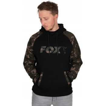 BLUZA FOX BLACK CAMO RAGLAN HOODIE ROZMIAR XXXL