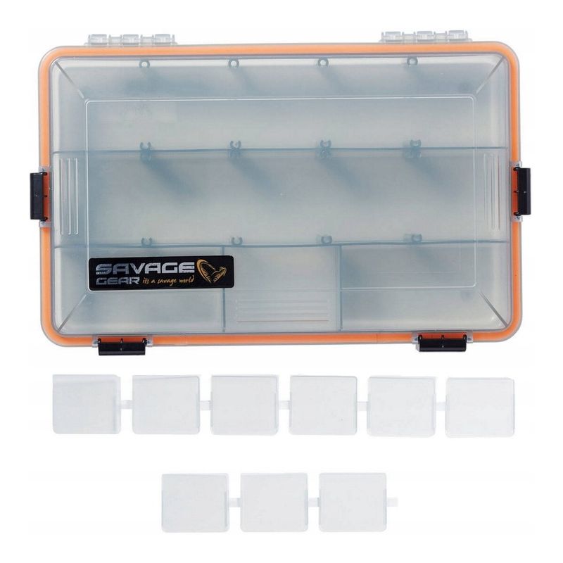 PUDEŁKO SAVAGE GEAR LUREBOX 4B SMOKE WODOODPORNE PUDEŁKO SAVAGE GEAR LUREBOX 4B SMOKE WODOODPORNE