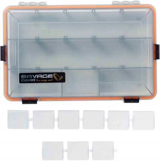 PUDEŁKO SAVAGE GEAR LUREBOX 4B SMOKE WODOODPORNE PUDEŁKO SAVAGE GEAR LUREBOX 4B SMOKE WODOODPORNE