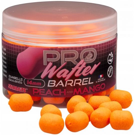 KULKI STARBAITS PEACH MANGO WAFTERS BARREL 14mm 50 KULKI STARBAITS PEACH MANGO WAFTERS BARREL 14mm 50